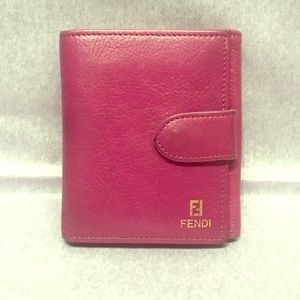 Authentic Vintage Fendi Women's Leather Wallet